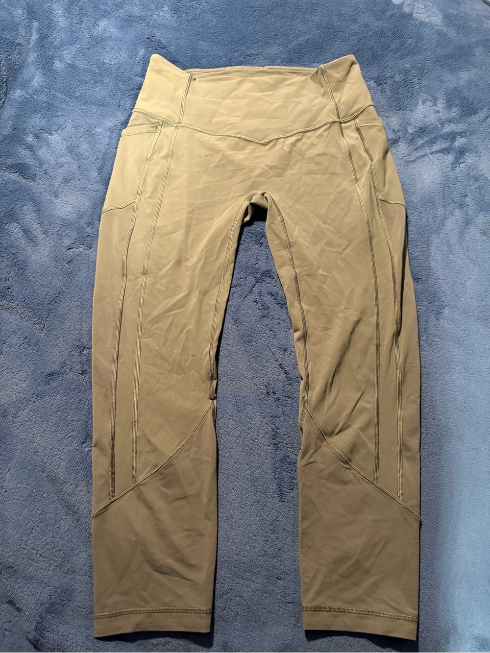 lululemon athletica Olive-Toned High-Waist Leggings